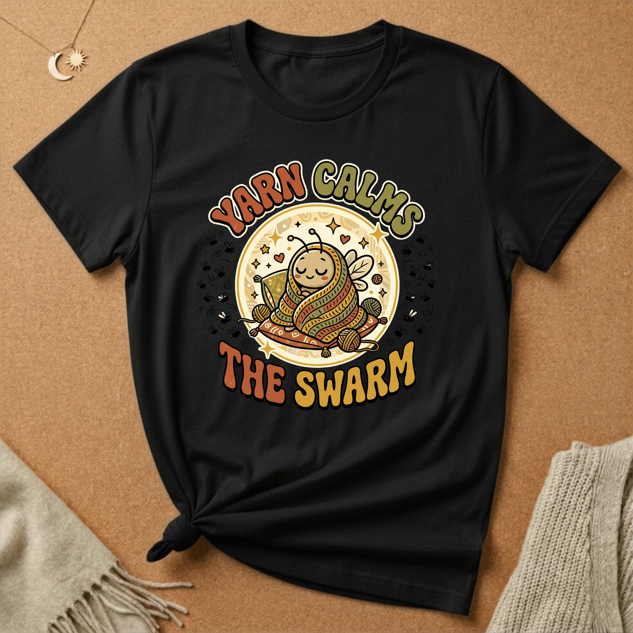 Yarn Calms the Swarm Tee