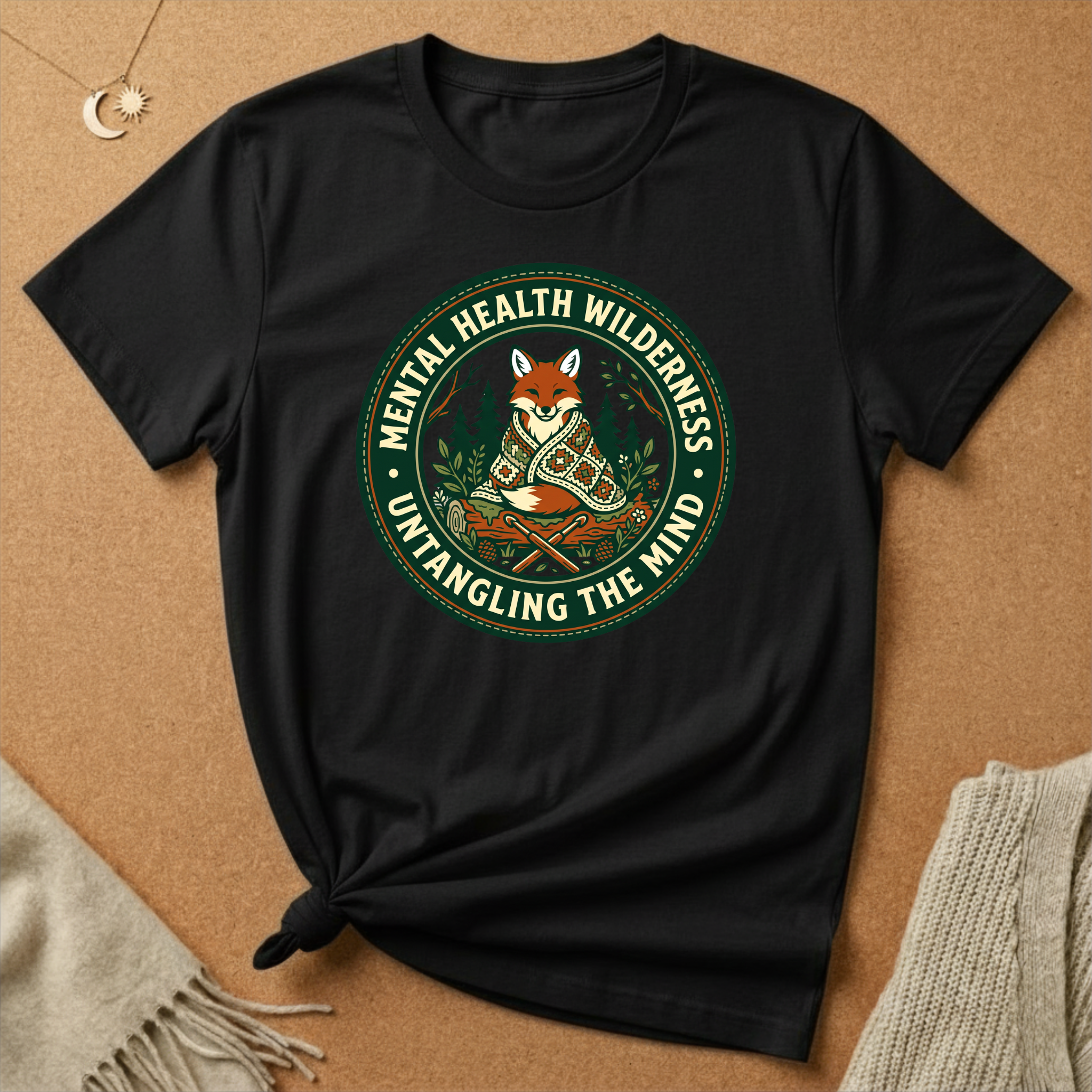 Cozy Crochet Fox Tee