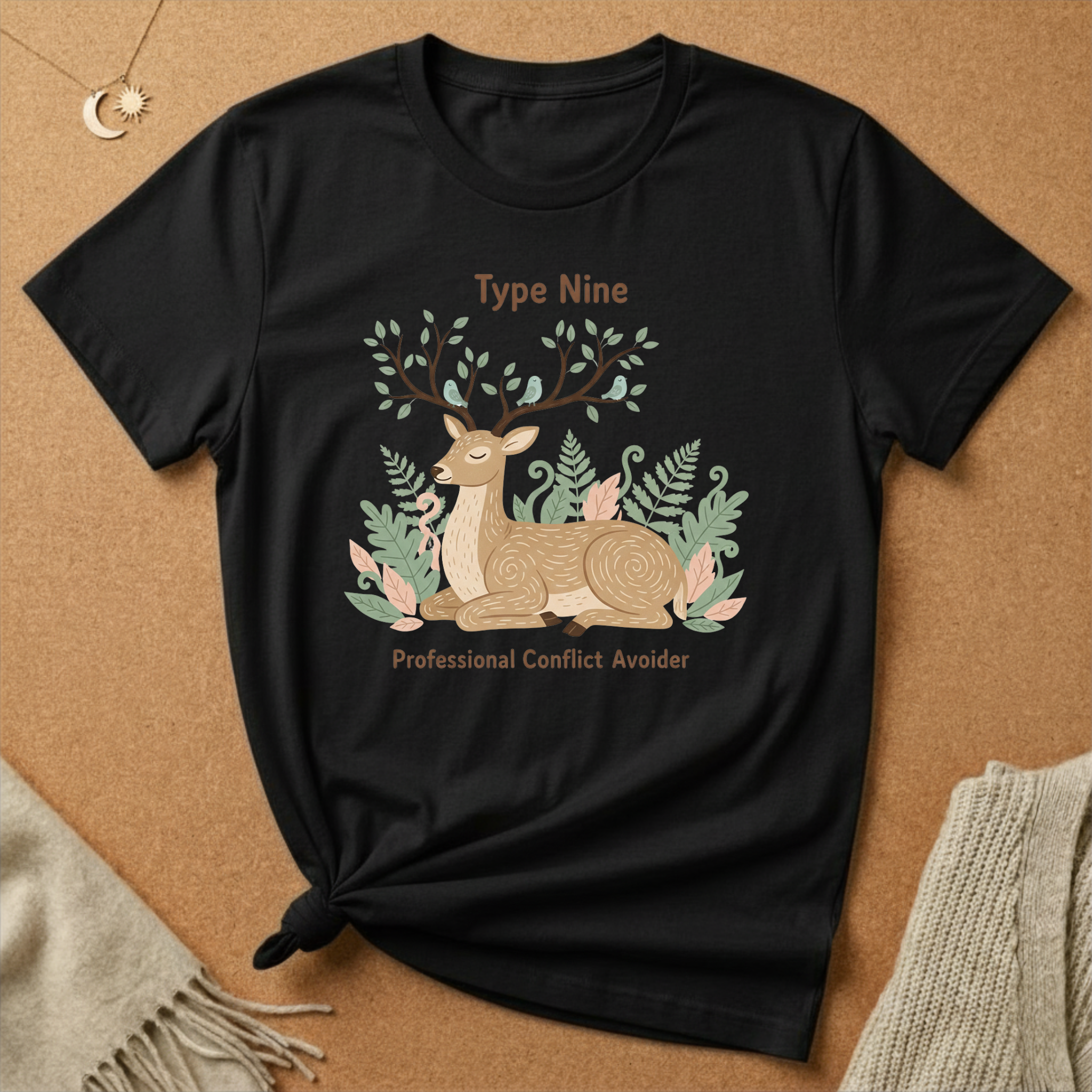 Type Nine. Professional Conflict Avoider Tee