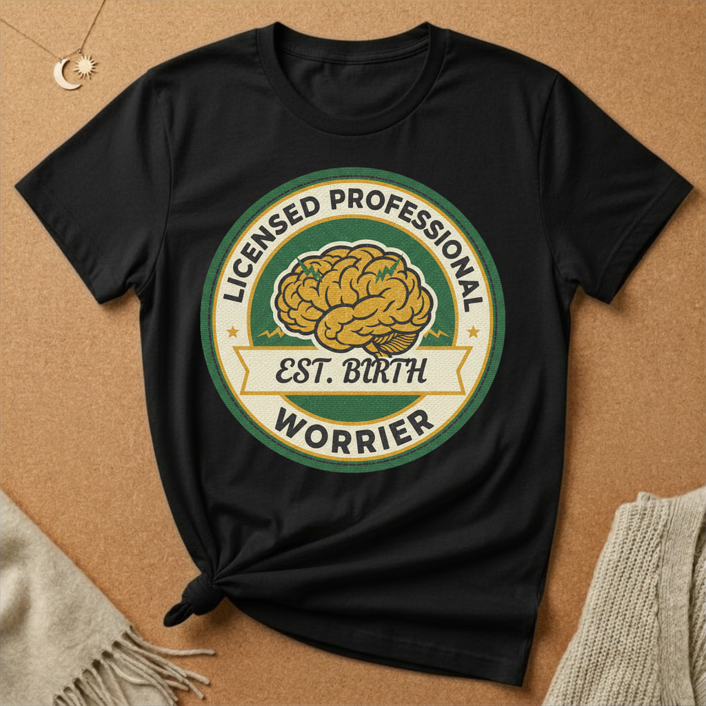 Licensed Professional Worrier Est. Birth Tee