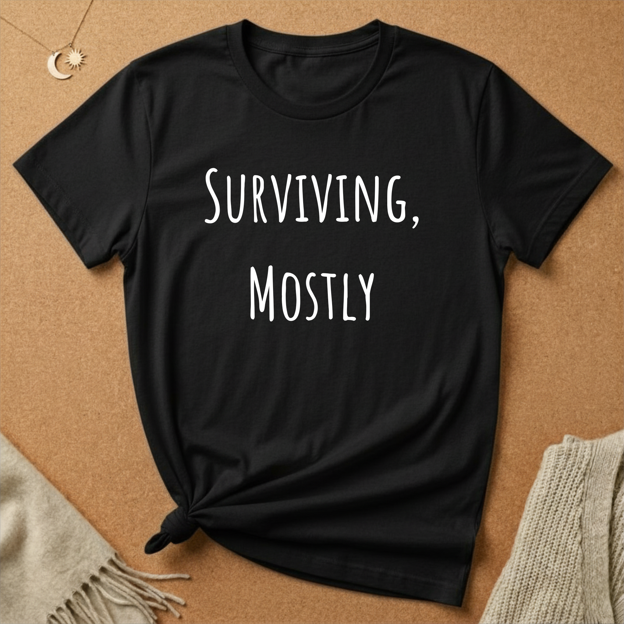 Surviving, Mostly Tee
