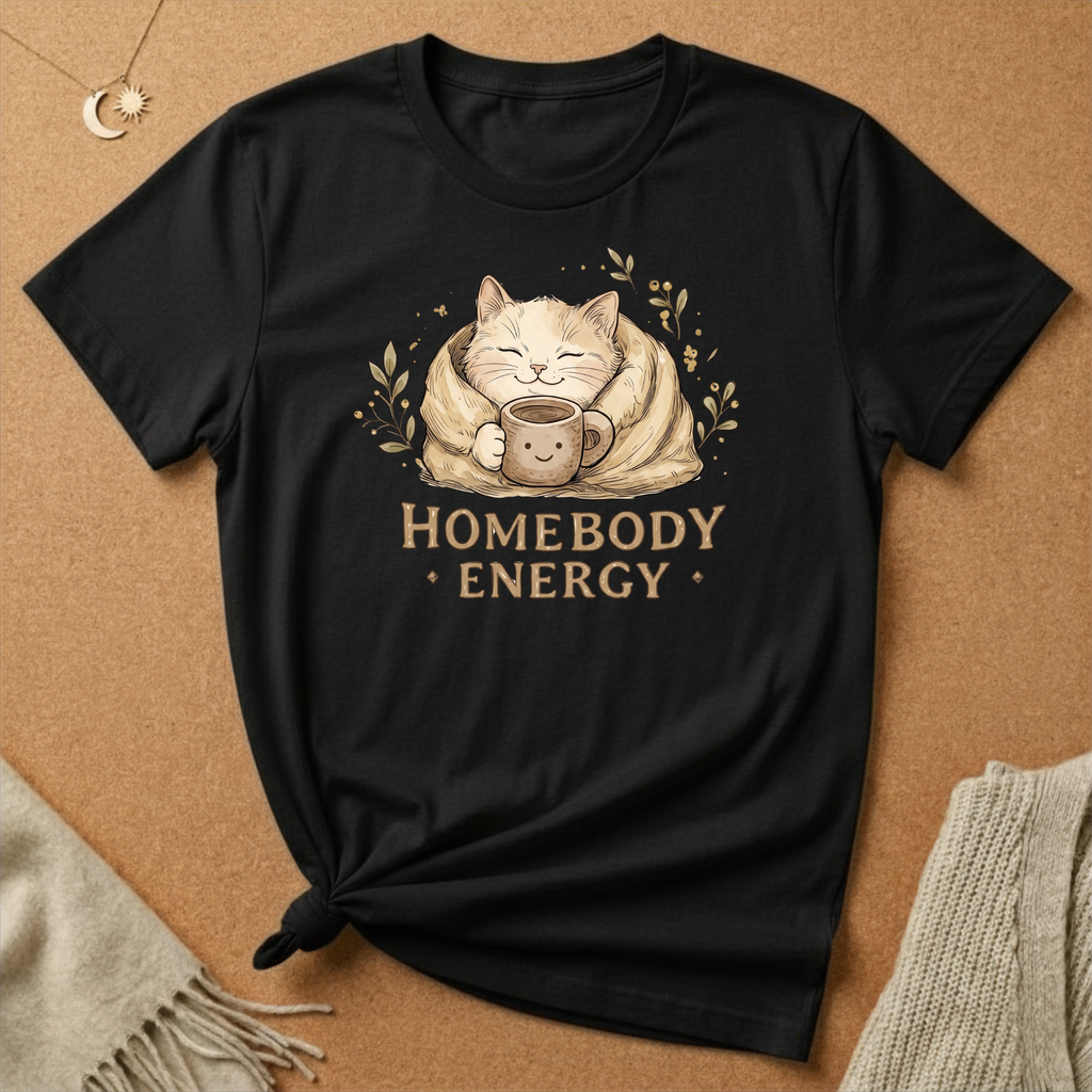 Homebody Energy Cat Tee