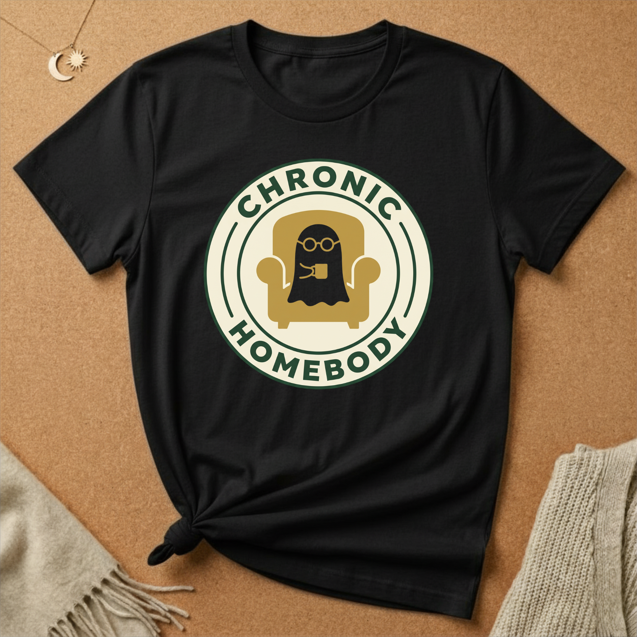 Chronic Homebody Ghost Tee