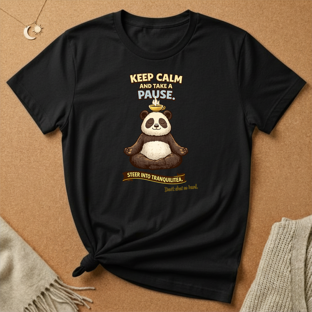 Take a Pause Panda Tee