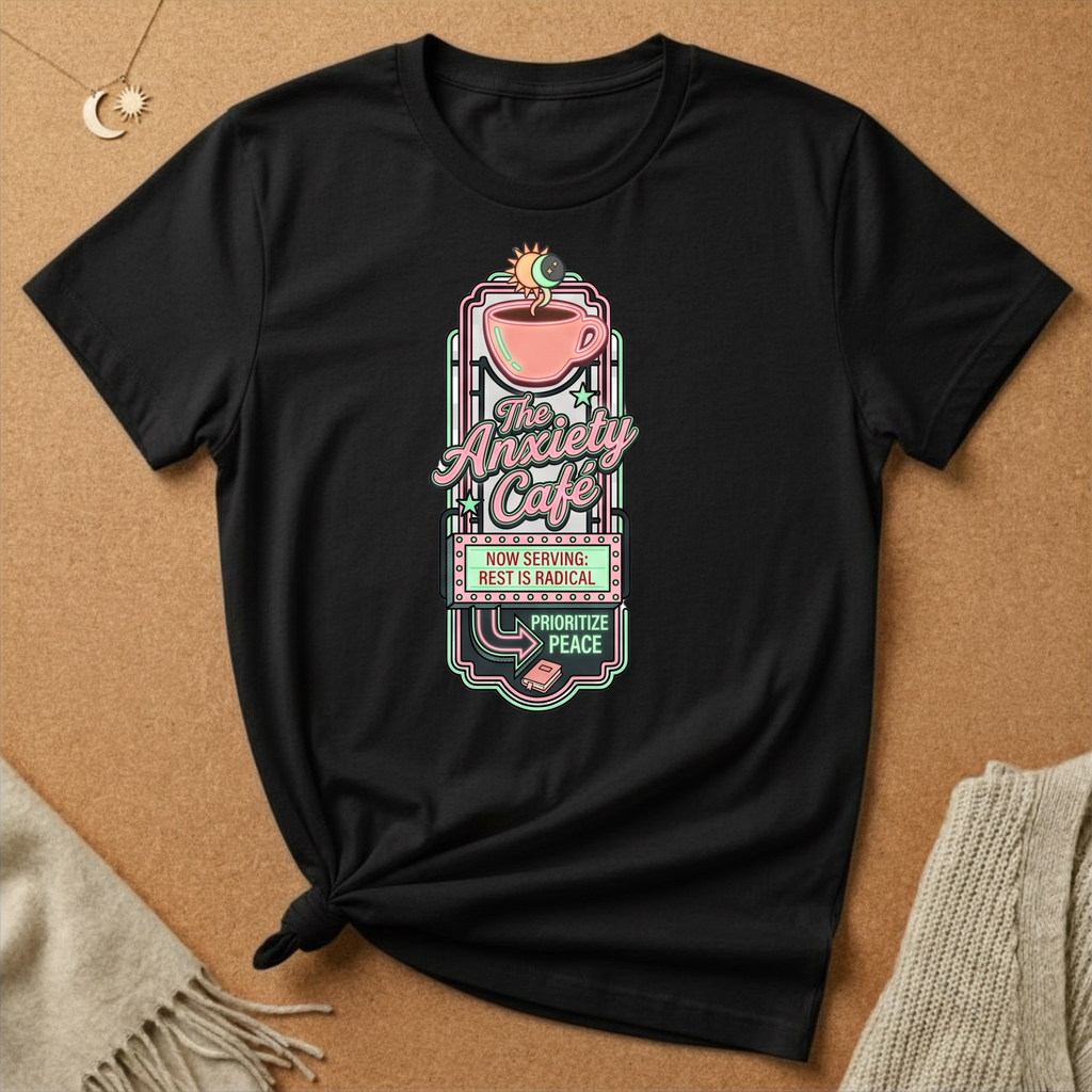 Rest Is Radical Anxiety Cafe Tee