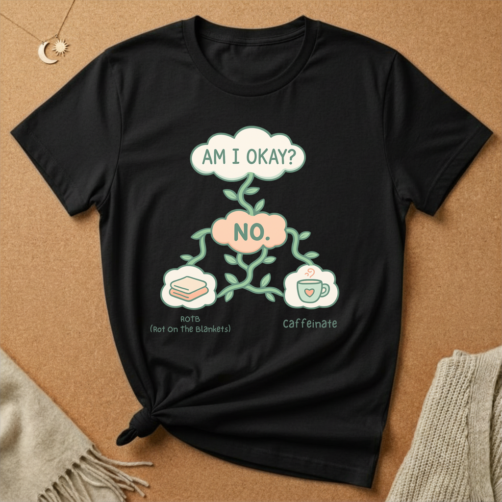 Am I Okay? Caffeinate or ROTB Tee