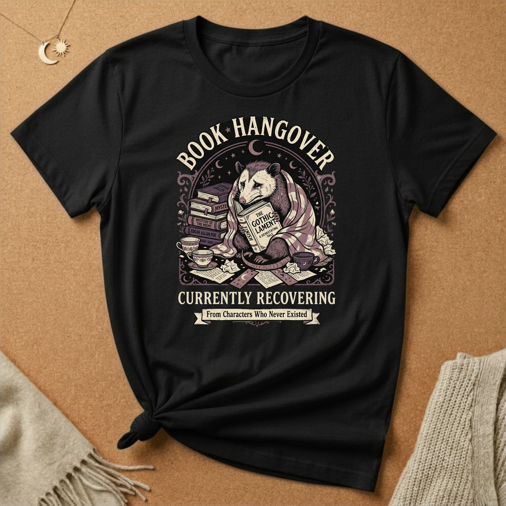 Book Hangover Opossum Tee