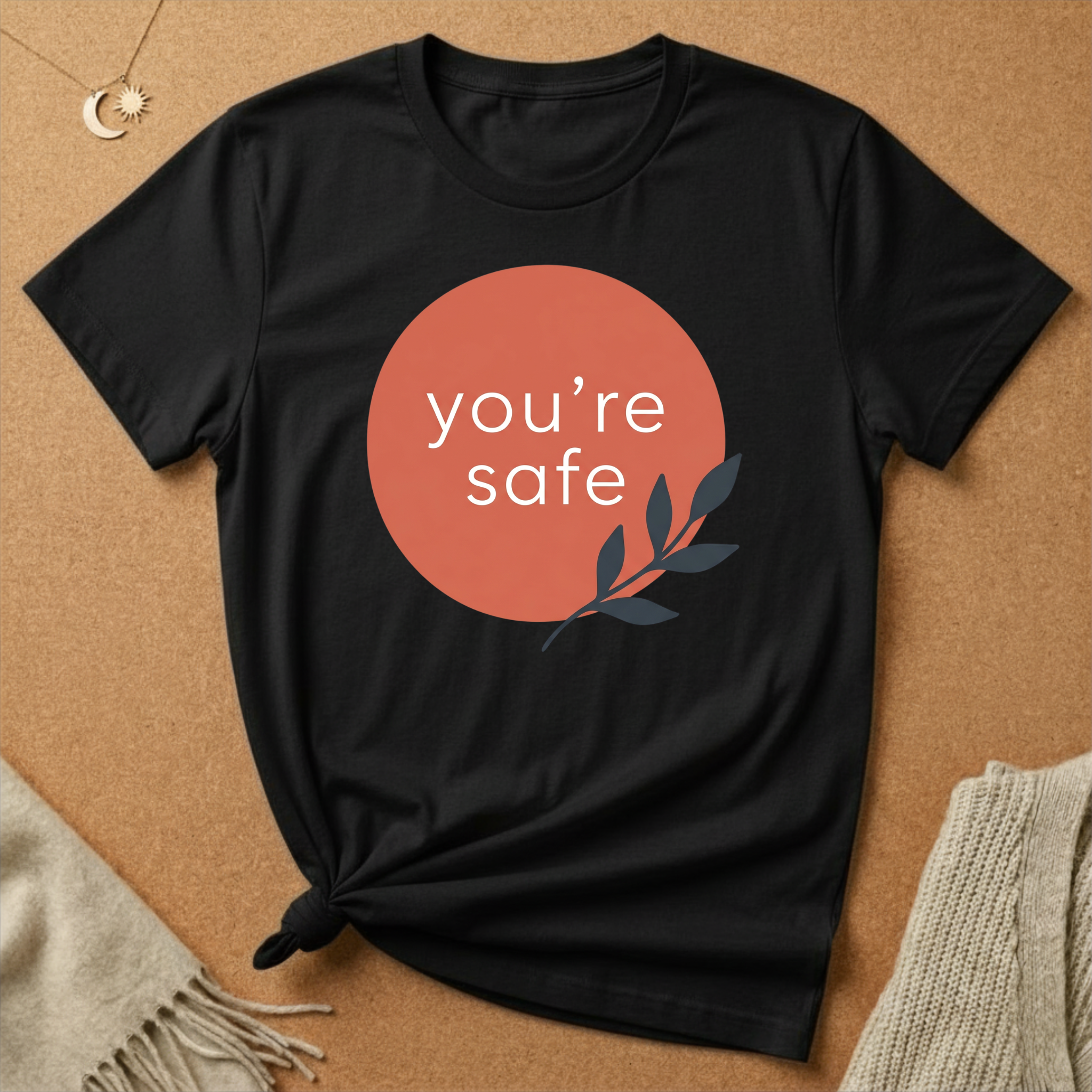 You're Safe with Olive Branch Tee