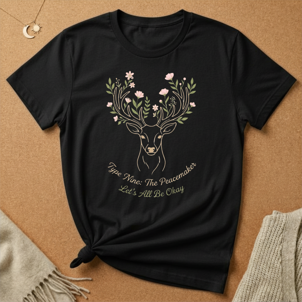 Enneagram Nine Deer Tee