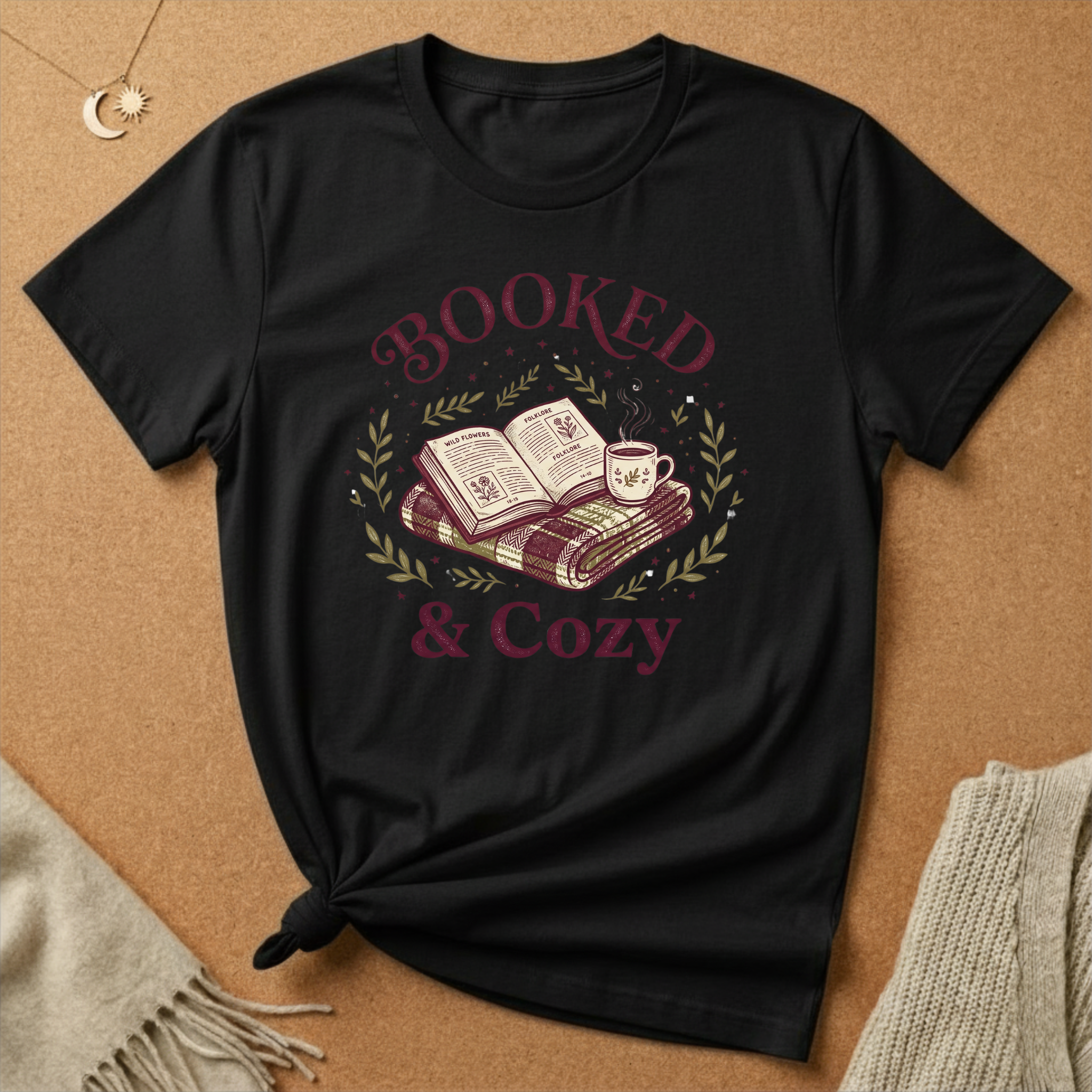 Booked and Cozy Tee