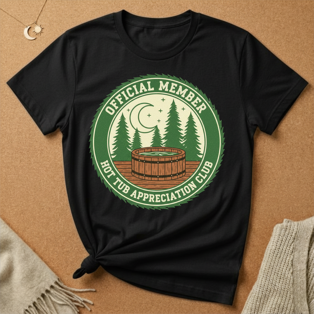 Official Member Hot Tub Appreciation Club Tee