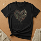 Topography Heart Healing Not Linear Tee