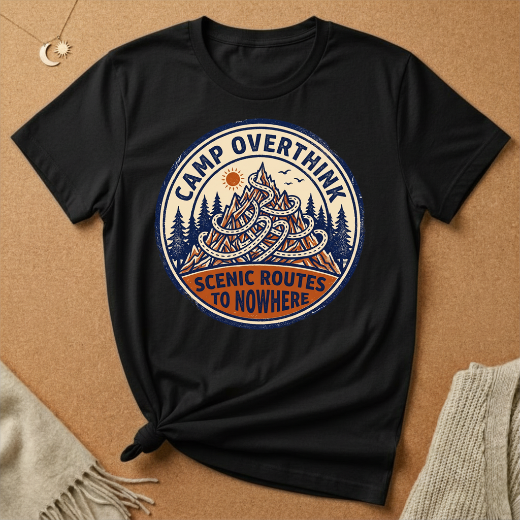 Camp Overthink Scenic Routes to Nowhere Tee