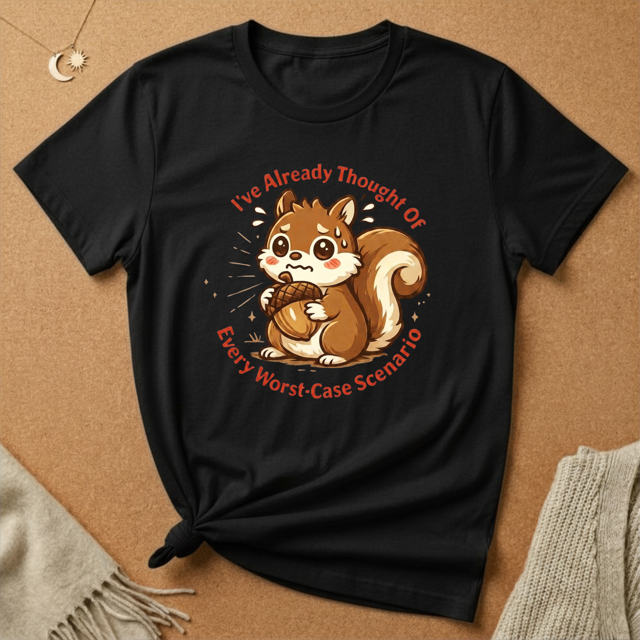 Anxious Squirrel Tee