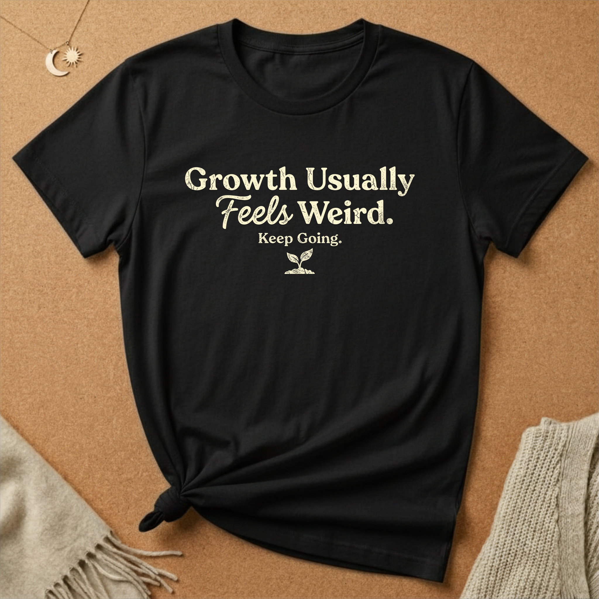 Growth Feels Weird Tee