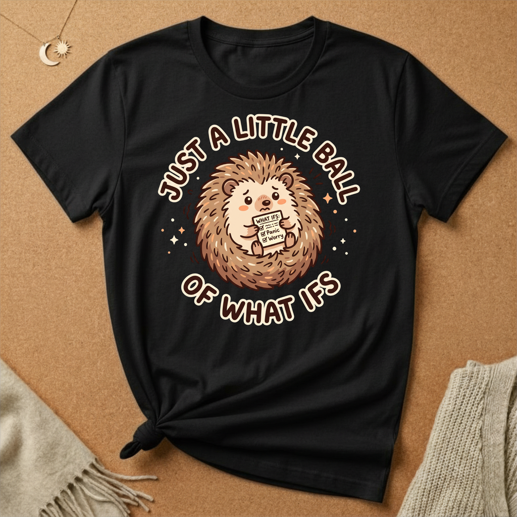 Just a Little Ball of What Ifs Hedgehog Tee