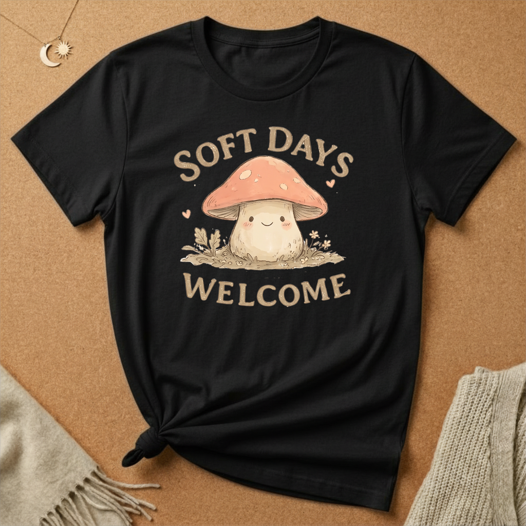Soft Days Mushroom Tee