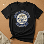 Mental Marathon Champion Brain Badge Tee
