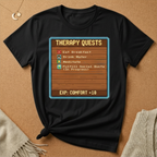 Old School Game Therapy Quests Tee