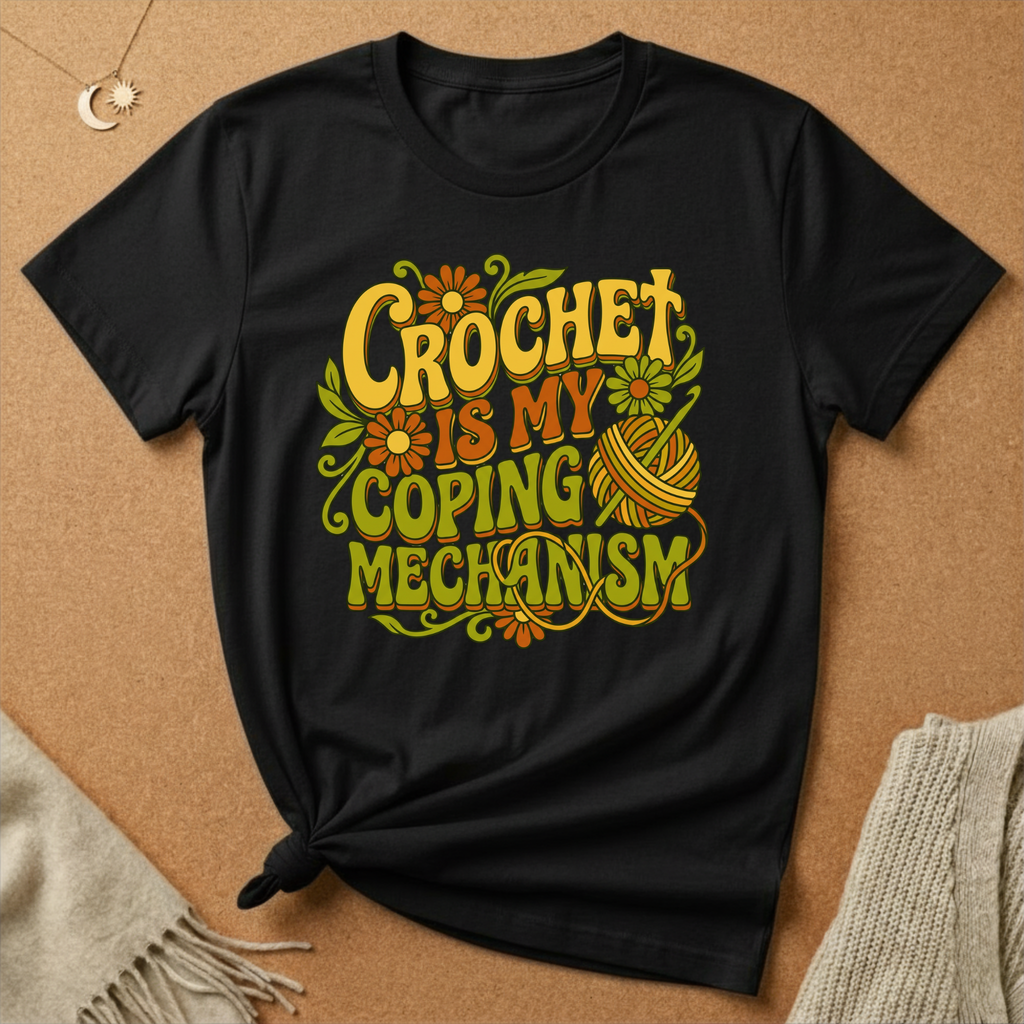 Crochet Is My Coping Mechanism Tee