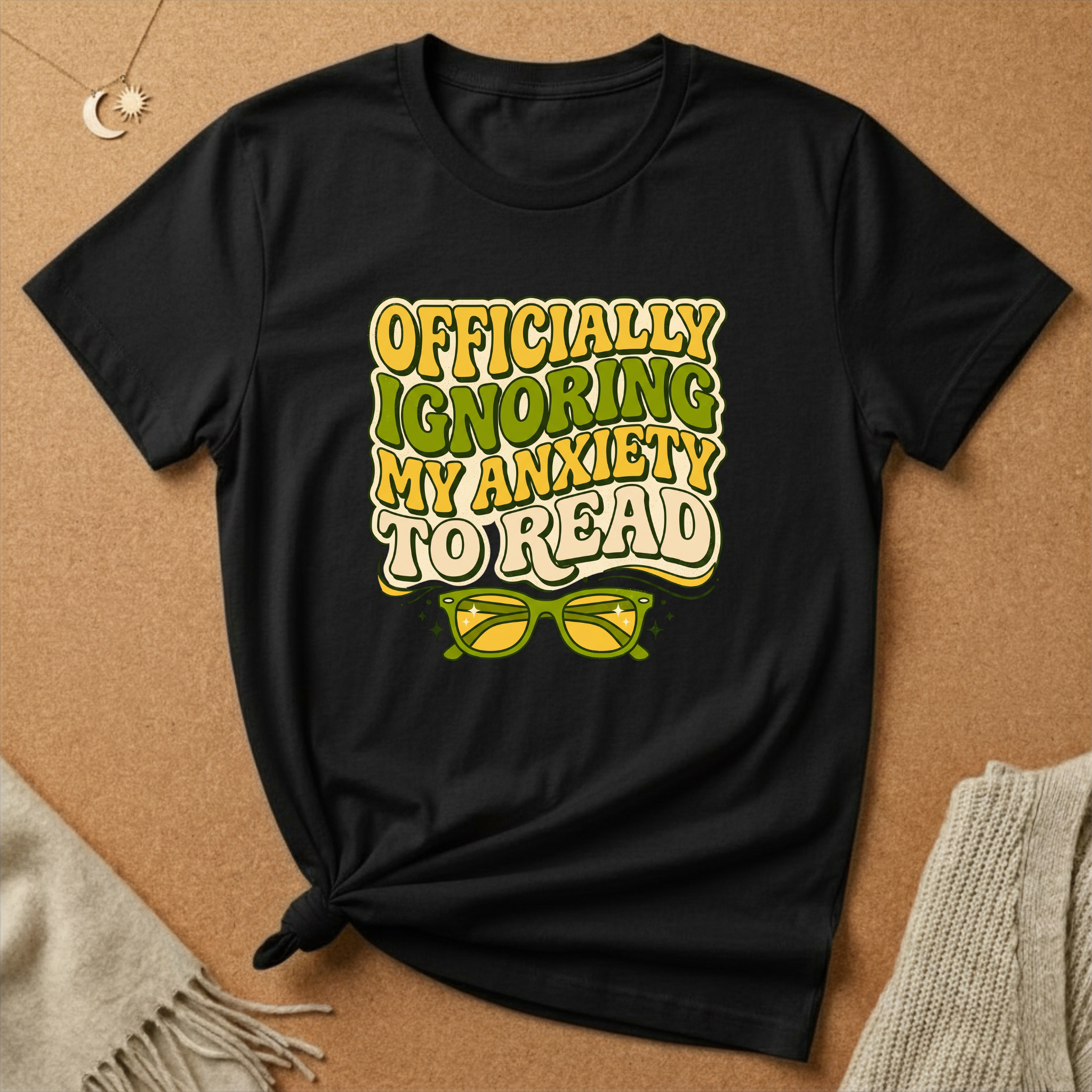 Ignoring Anxiety To Read Tee