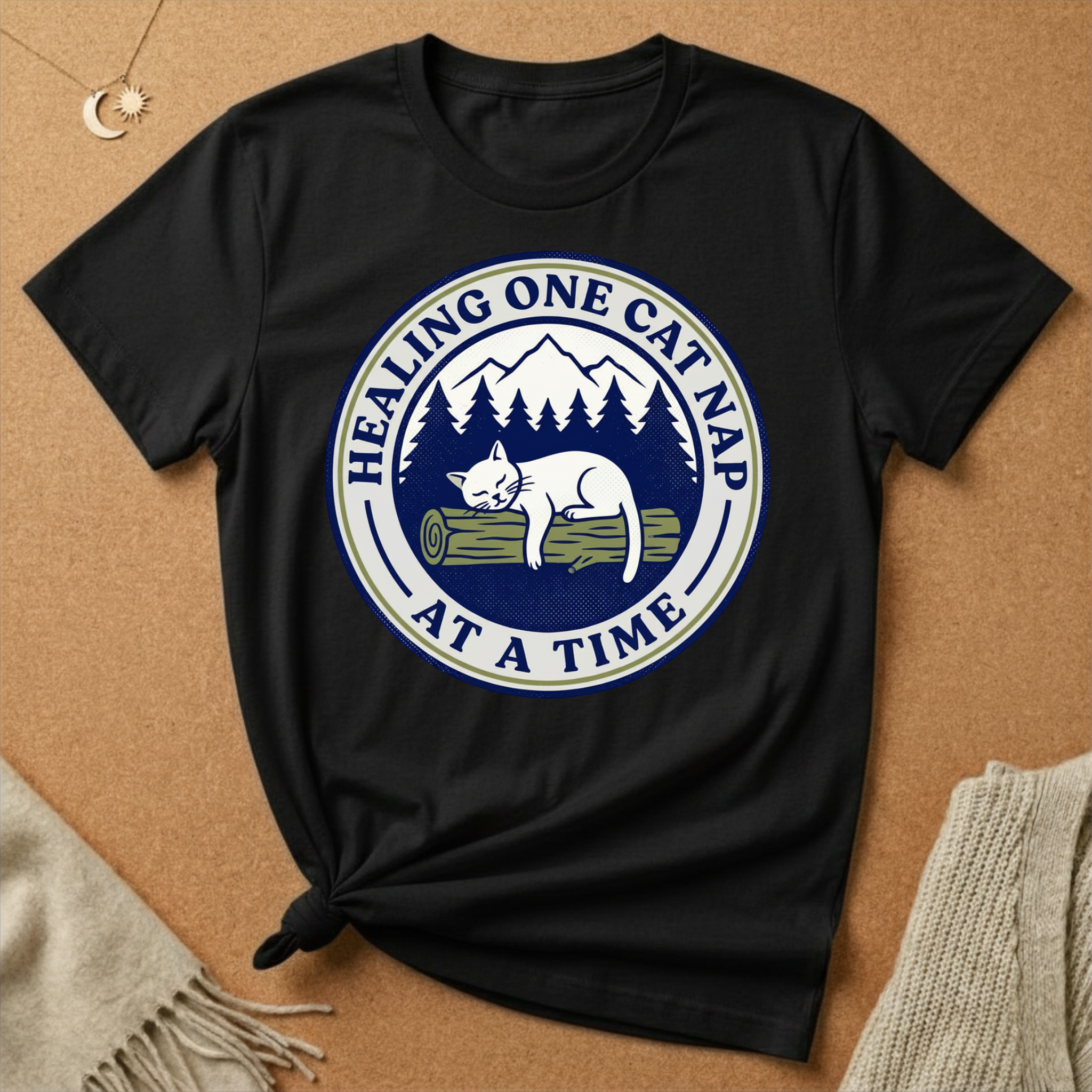 Healing One Cat Nap at a Time Tee