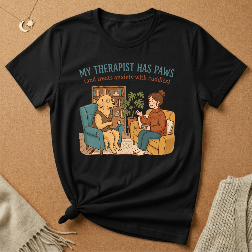 My Therapist Has Paws Tee