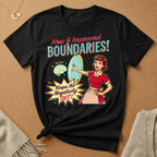 Boundaries Keep Negativity Out Vintage Ad Tee