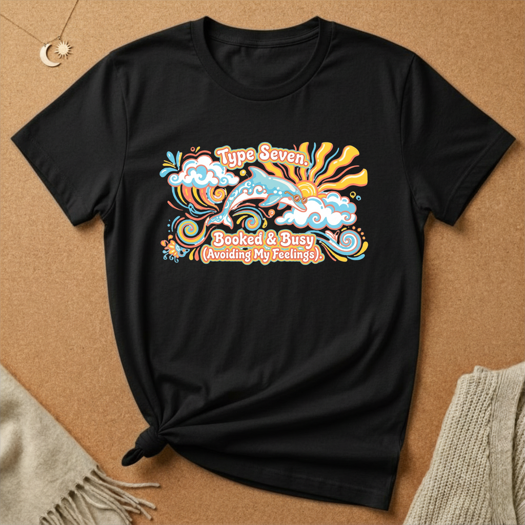 Type Seven. Booked and Busy Tee