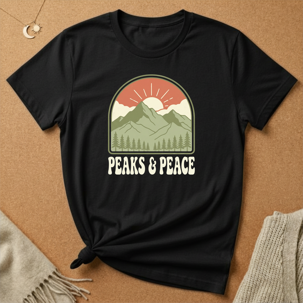 Peaks and Peace Tee