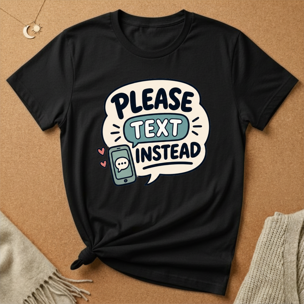Please Text Tee