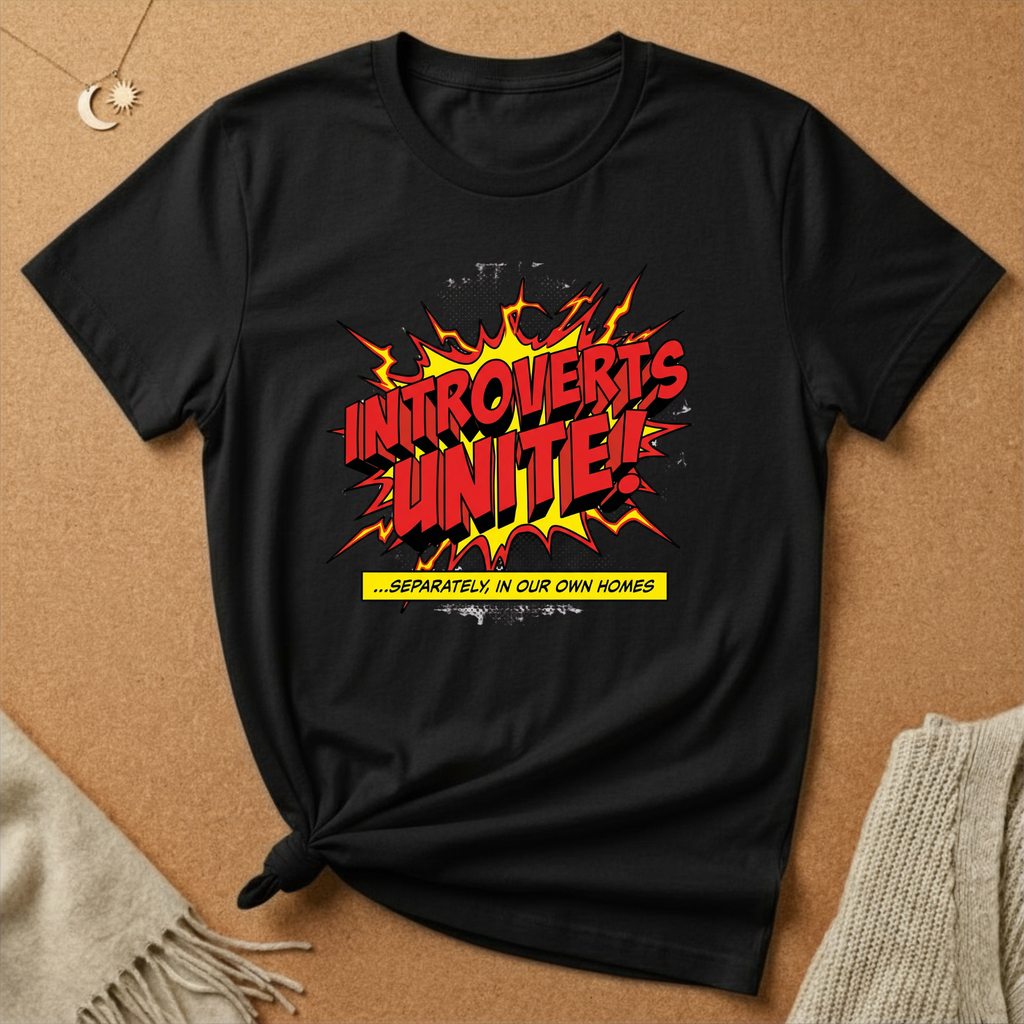 Introvert's Unite! Comic Tee