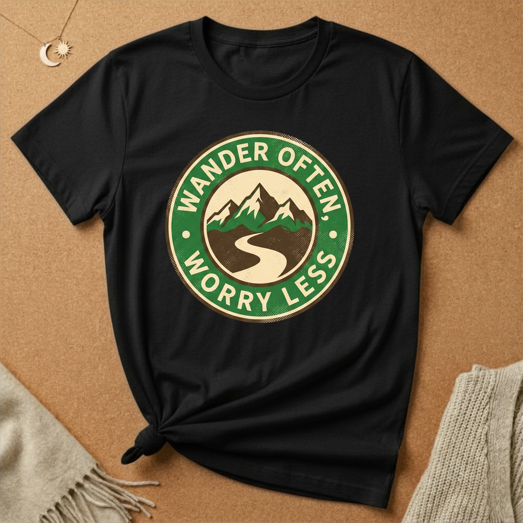 Wander Often, Worry Less Tee