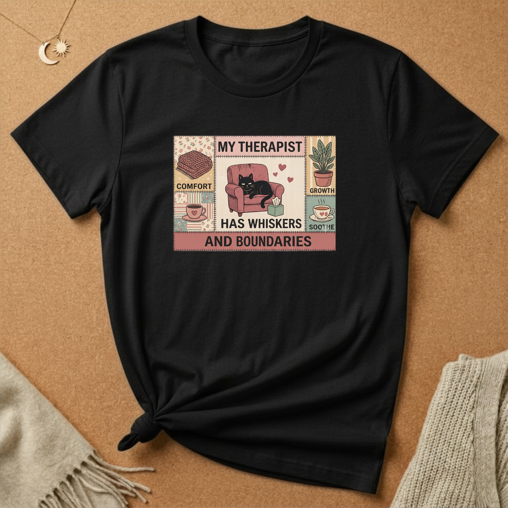 Cat Therapist Comfort Tee