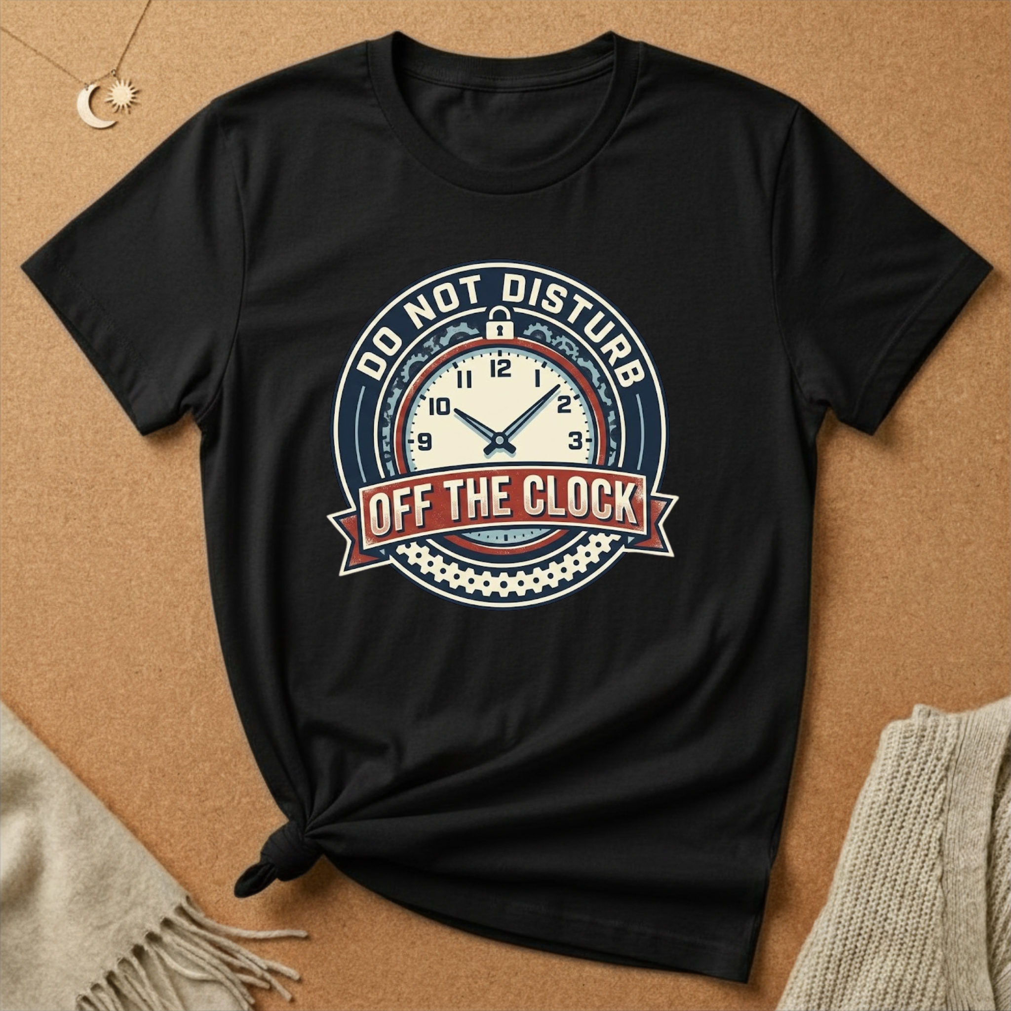 Do Not Distrub Clock Tee