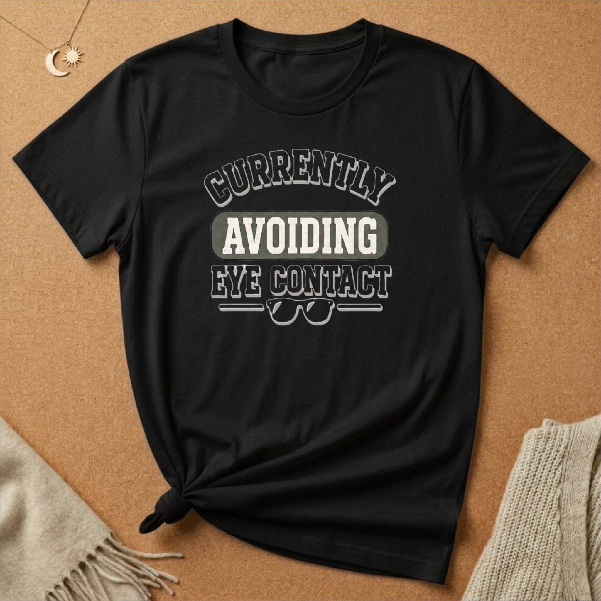 Avoiding Eye Contact Tee