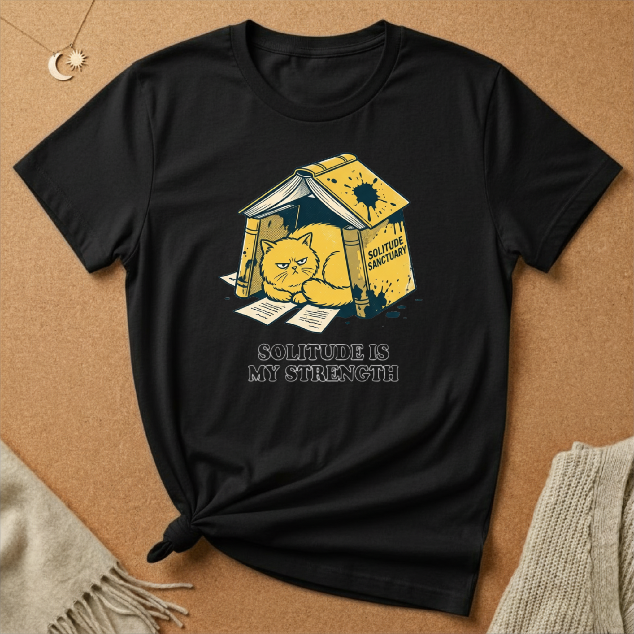 Solitude Cat Tee