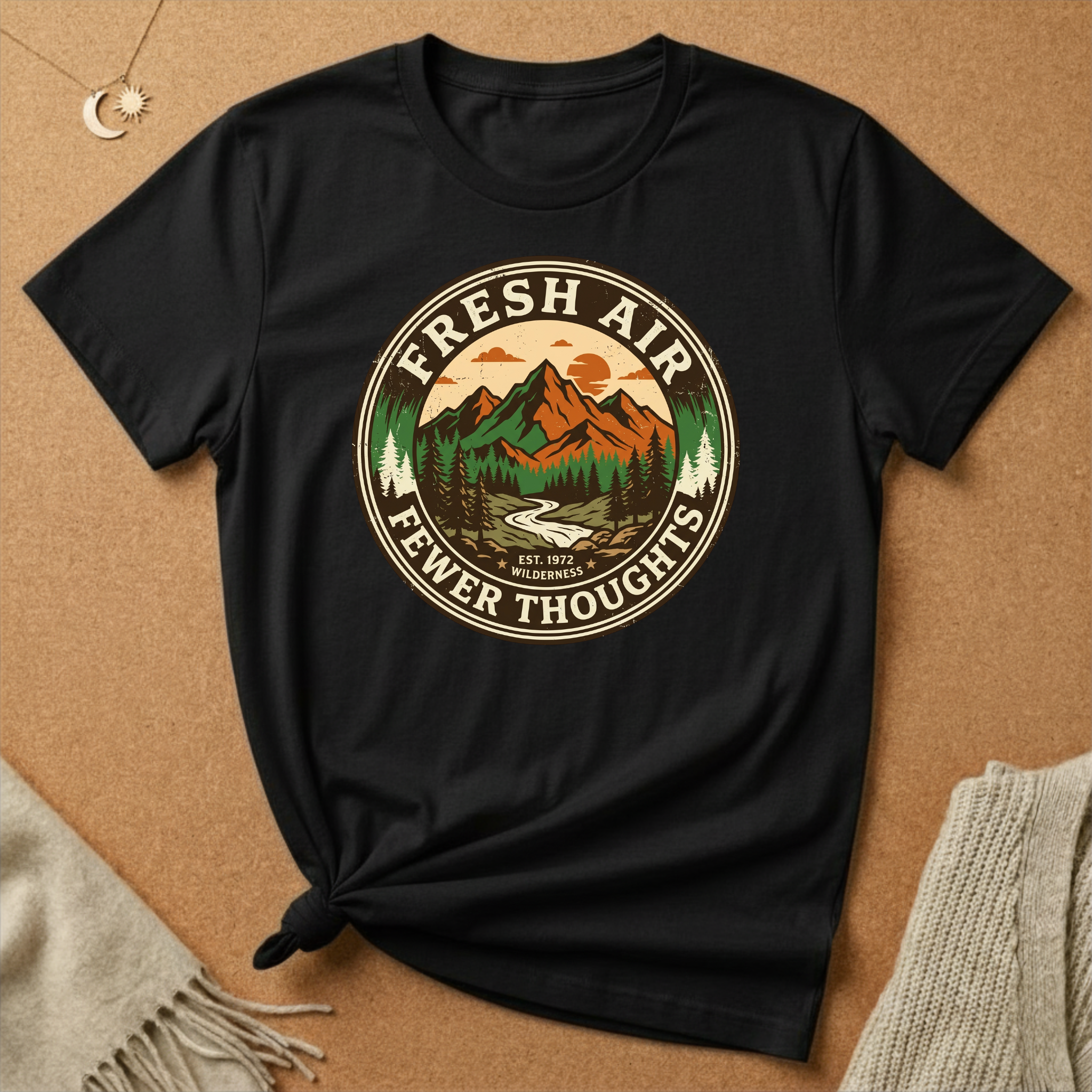 Fresh Air, Fewer Thoughts Tee