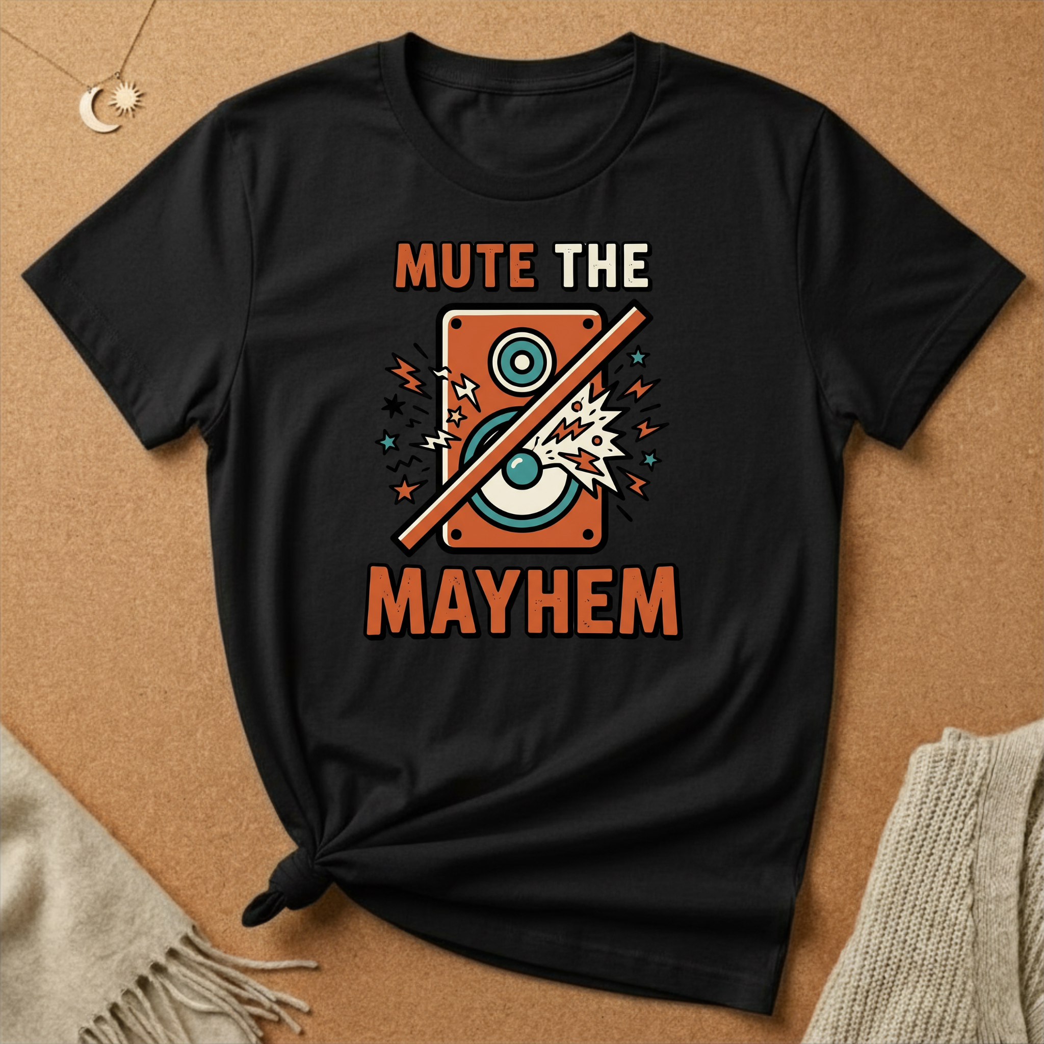 Mute the Mayhem Speaker Tee
