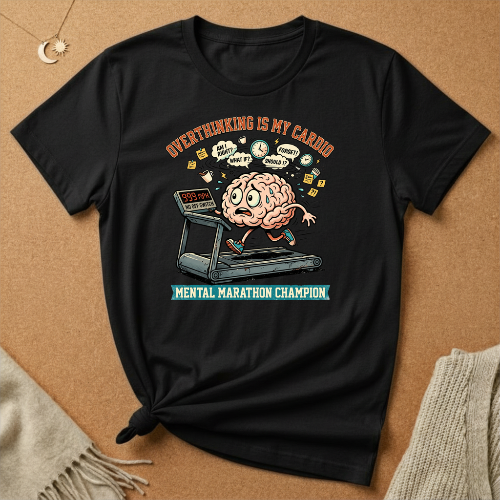 Mental Marathon Champion on Treadmill Tee