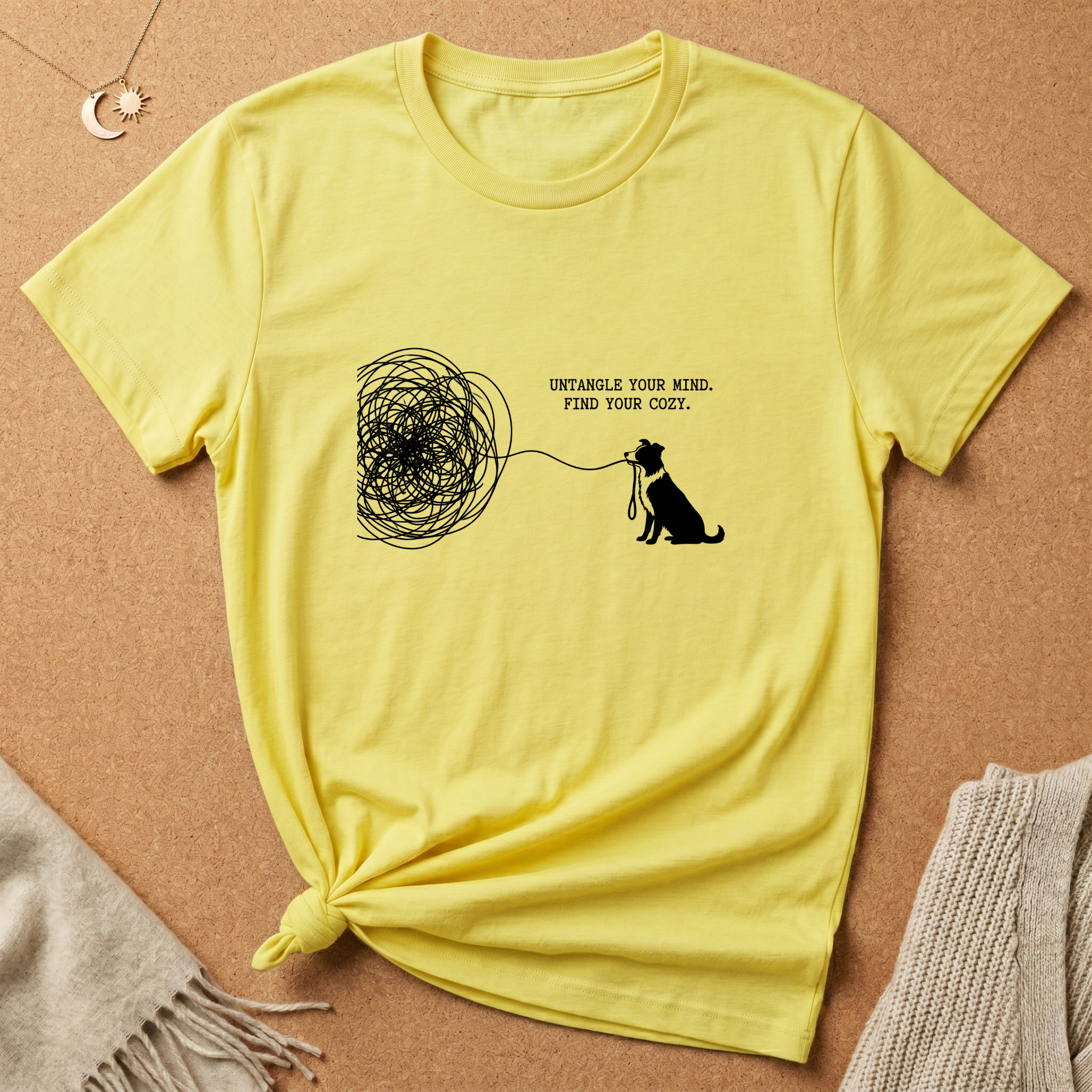 Untangle Your Mind with Dog Tee