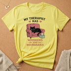 My Therapist Has Whiskers and Boundaries with Cat Tee