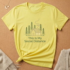 This Is My Social Distance with Cabin Tee