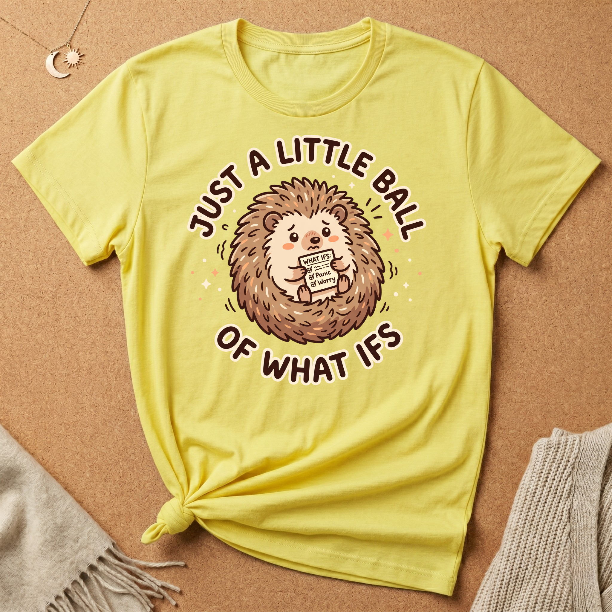 Just a Little Ball of What Ifs Hedgehog Tee
