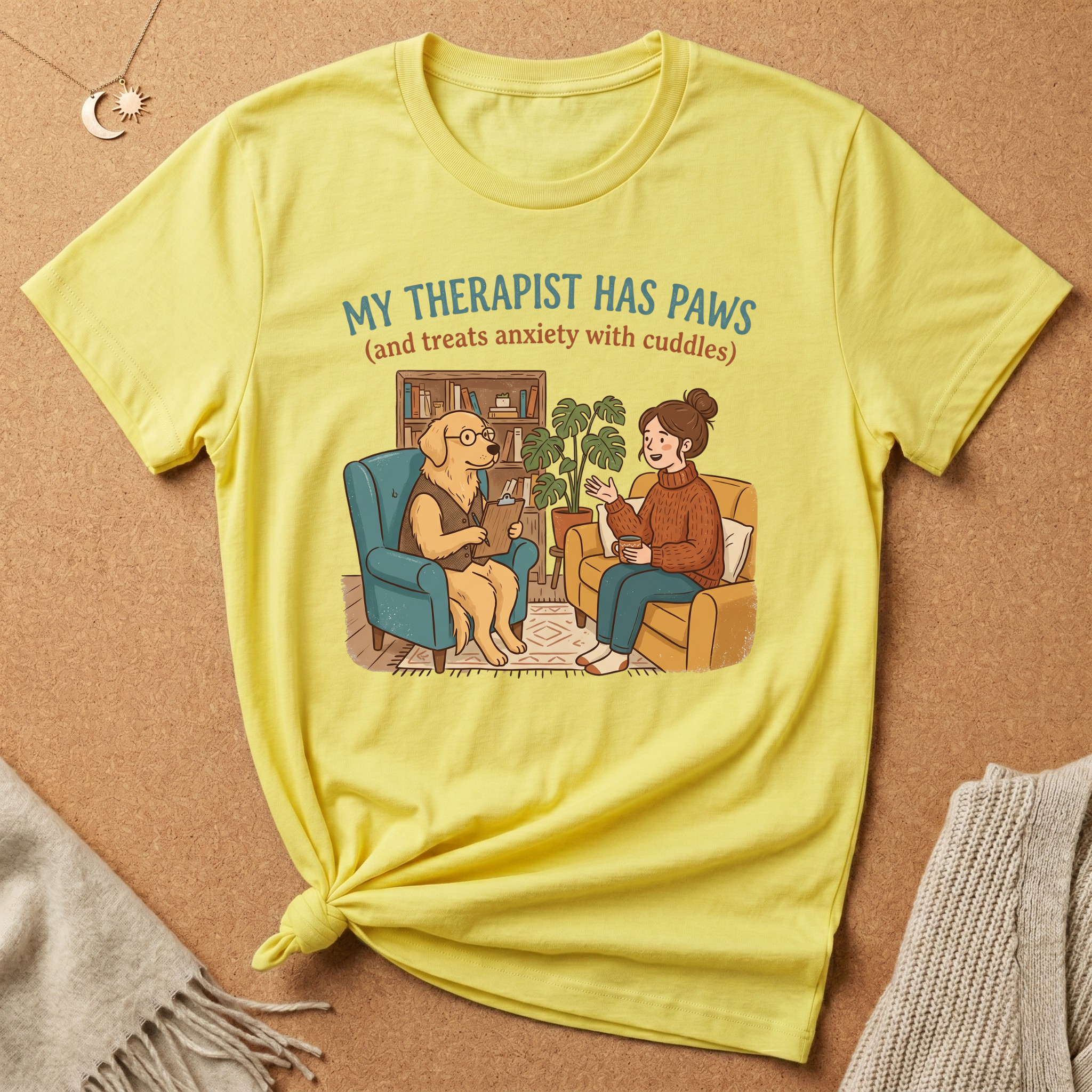 My Therapist Has Paws Tee