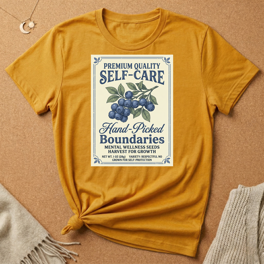 Self-Care Blueberry Seeds Tee