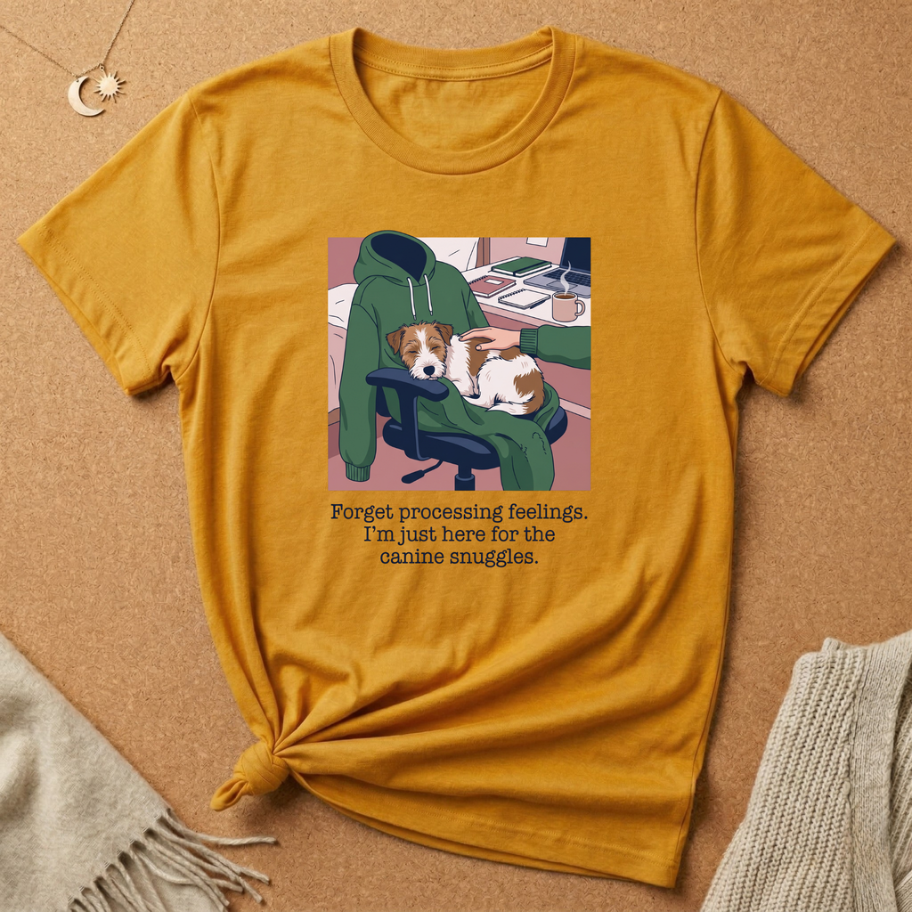 Here For Canine Snuggles Tee