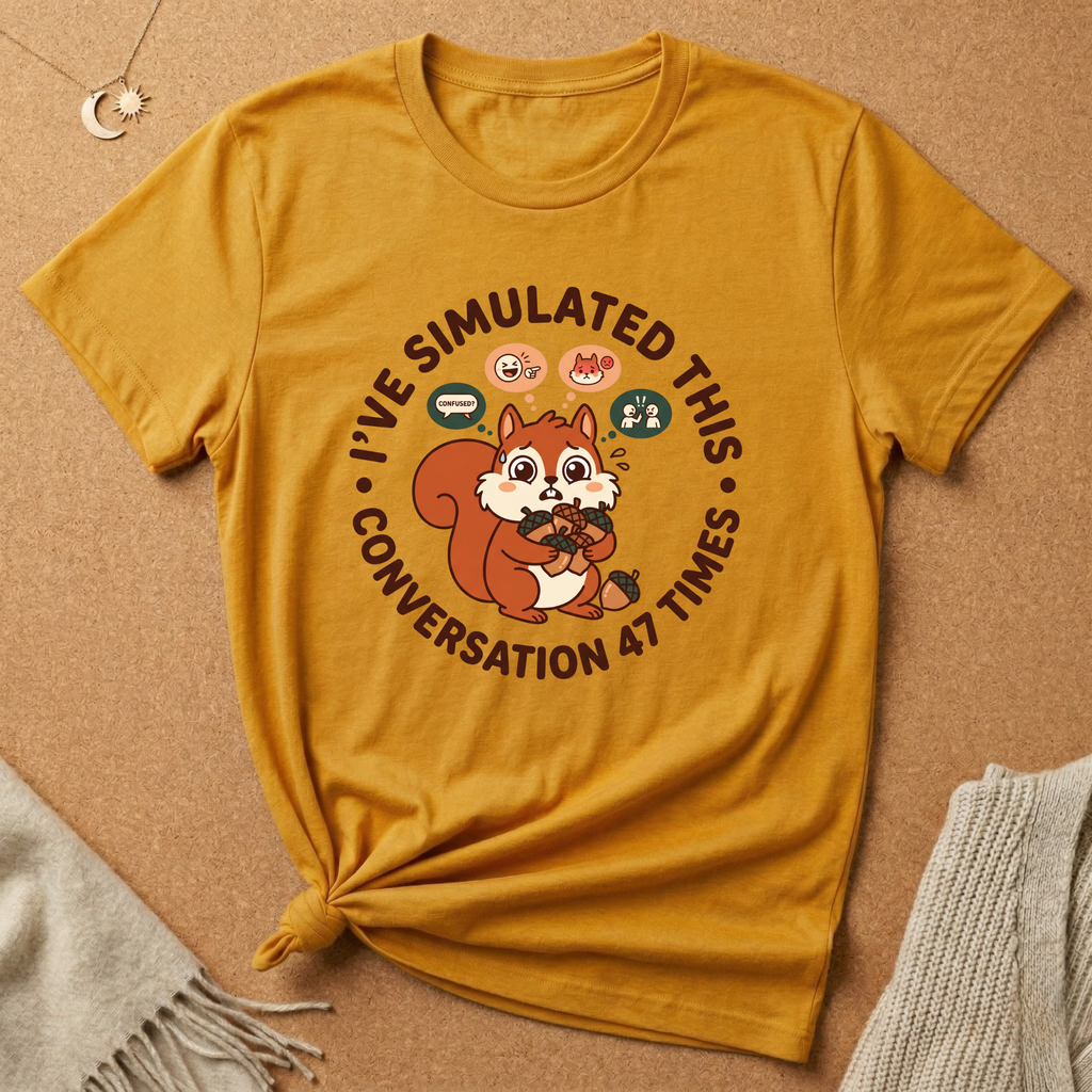 I've Simulated This Conversation 47 Times Squirrel Tee
