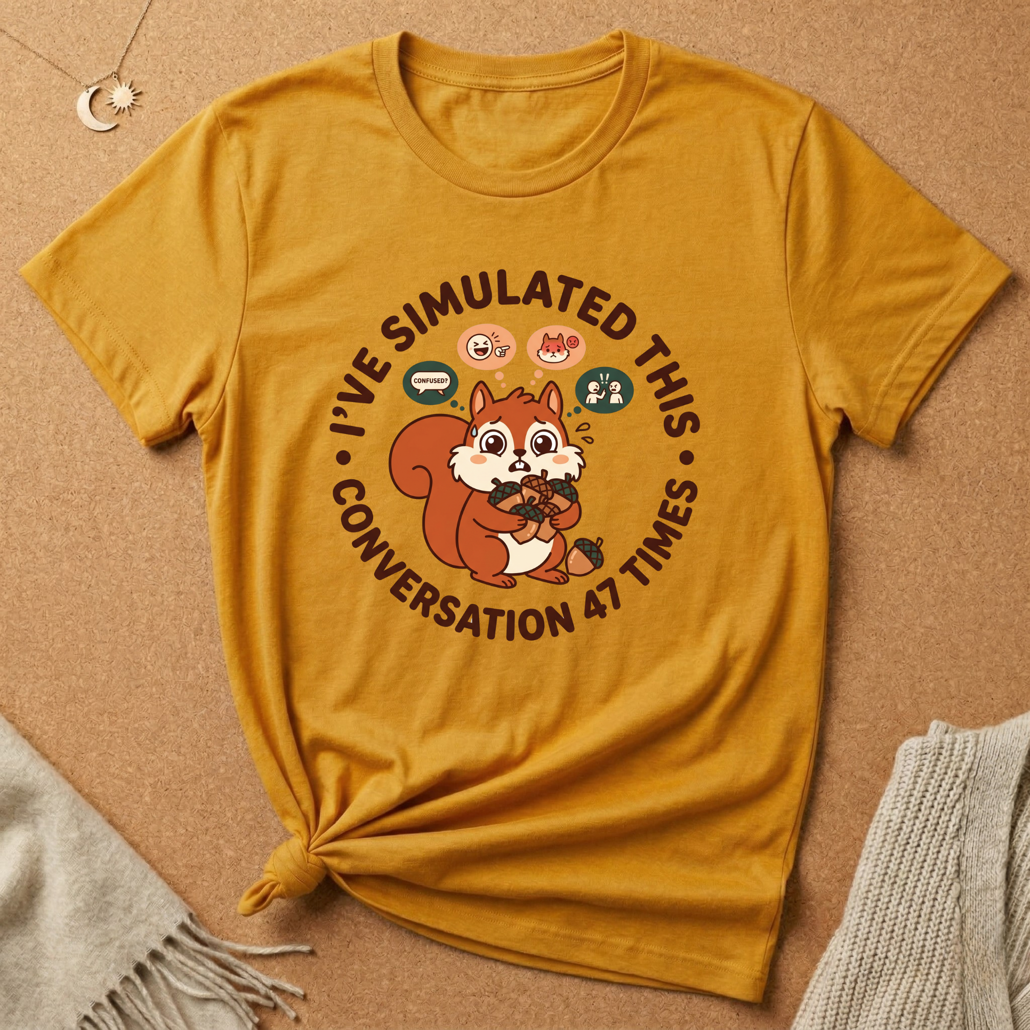 I've Simulated This Conversation 47 Times Squirrel Tee