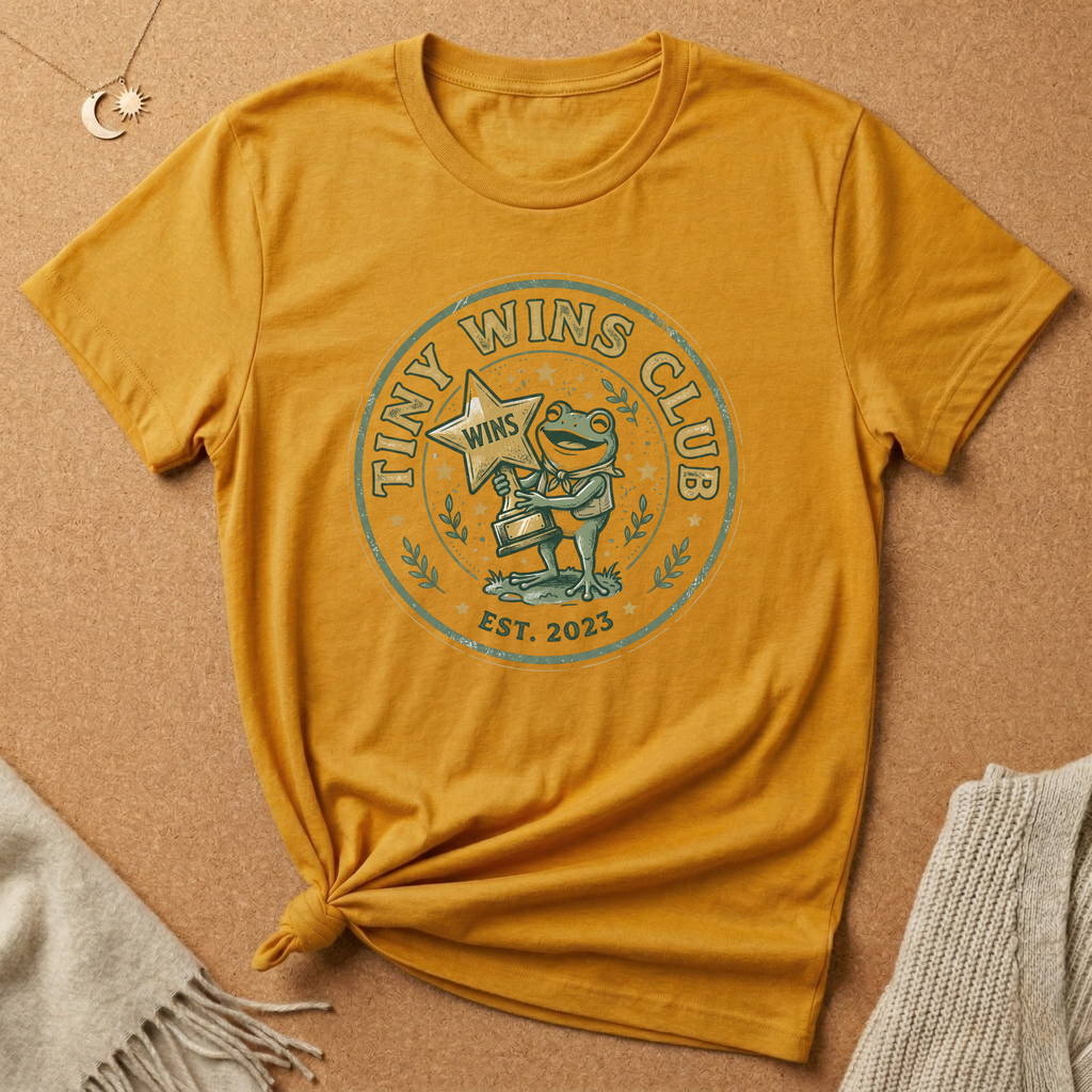 Tiny Wins Club Frog Tee